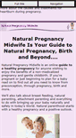 Mobile Screenshot of natural-pregnancy-midwife.com